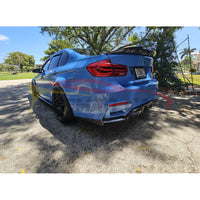 2014-2021 BMW M3/M4 V1 Style Carbon Fiber Diffuser | F80/F82/F83 6