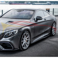 2014-2021 Mercedes-Benz S550/S63/S65 AMG Carbon Fiber Side Skirts | C217/W217 Coupe 2