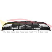 2015-2023 Mercedes-Benz C-Class/C63 AMG FD Style Aggressive Carbon Fiber Rear Diffuser | W205 Sedan 5
