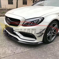 2015-2018 Mercedes-Benz C63 AMG Carbon Fiber Front Bumper Canards I W205 3