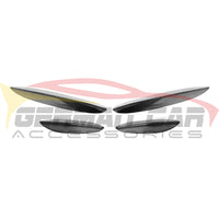 2015-2018 Mercedes-Benz C63 AMG Carbon Fiber Front Bumper Canards I W205 4