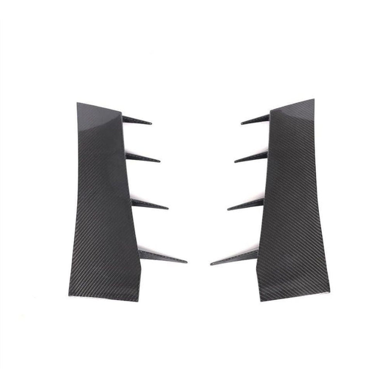2016-2018 Audi R8 V2 Style Carbon Fiber Front Canards I MK2