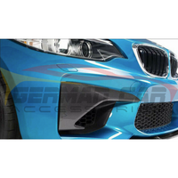 2016-2018 BMW M2 Carbon Fiber Upper Bumper Splitters | F87 2