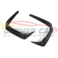 2016-2021 BMW M2 Carbon Fiber Rear Bumper Splitters | F87 5
