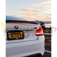 2016-2021 BMW M2 Performance Style Carbon Fiber Trunk Spoiler | F87 5
