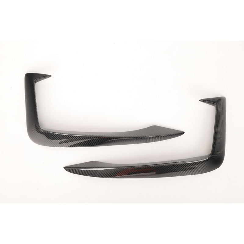 2017-2018 Audi A4/S4 Carbon Fiber Upper Front Bumper Splitters | B9 A4/S4
