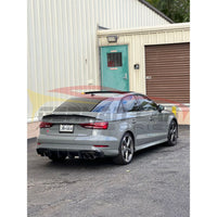 2017-2020 Audi A3/S3/RS3 V Style Carbon Fiber Trunk Spoiler | 8V.5 2