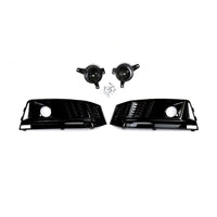 2017-2020 Audi RS4 Style Fog Light Grilles | B9 A4/S4