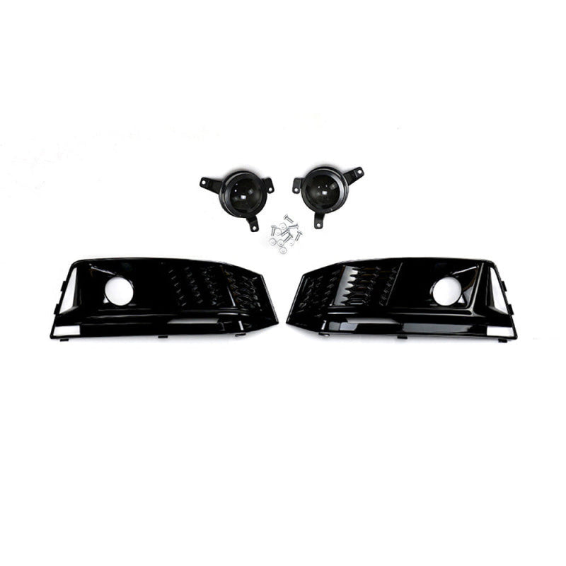 2017-2020 Audi RS4 Style Fog Light Grilles | B9 A4/S4