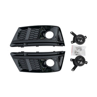 2017-2020 Audi RS4 Style Fog Light Grilles | B9 A4/S4 2