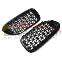 2017-2020 BMW 5-Series Diamond Kidney Grilles | G30 3