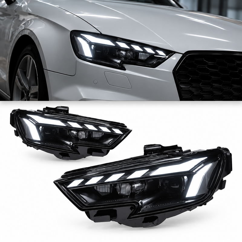 2017-2020 Audi A3/S3 RS5 Style LED Headlights | 8V.5