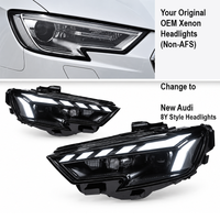2017-2020 Audi A3/S3 RS5 Style LED Headlights | 8V.5 6