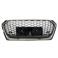 2018-2019 Audi RS5 Style Honeycomb Grille with Lower Mesh | B9 A5/S5 2
