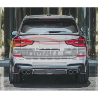 2019-2021 BMW X3M Carbon Fiber 3 Piece Rear Diffuser | F97 2
