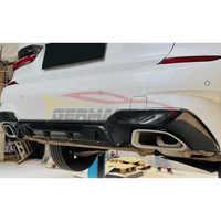 2019-2022 BMW 3-Series M Performance Style Carbon Fiber Rear Diffuser | G20 M340i 2