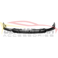 2019-2023 BMW X6 2 Piece Carbon Fiber Front Lip | G06 3