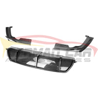 2019-2023 BMW X6 3 Piece Carbon Fiber Rear Diffuser with Splitters | G06 4