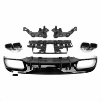 2015-2023 Mercedes-Benz C-Class C63 Style Gloss Black Rear Diffuser | W205