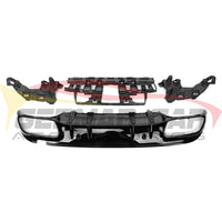 2015-2023 Mercedes-Benz C-Class C63 Style Gloss Black Rear Diffuser | W205 3