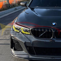 2019-2026 BMW 3-Series CSL Style Headlights Yellow DRL Modules | G20 2