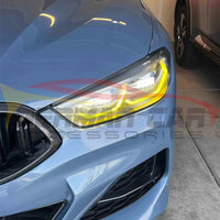 2019-2026 BMW M8/8-Series CSL Style Headlights Yellow DRL Modules | F91/F92/F93/G14/G15/G16 5