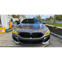 2019-2026 BMW M8/8-Series CSL Style Headlights Yellow DRL Modules | F91/F92/F93/G14/G15/G16 2