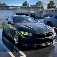 2019-2026 BMW M8/8-Series CSL Style Headlights Yellow DRL Modules | F91/F92/F93/G14/G15/G16 6
