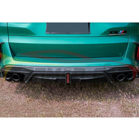 2019+ BMW X5M/X6M Carbon Fiber Rear Diffuser with Brake Light | F95/F96 4