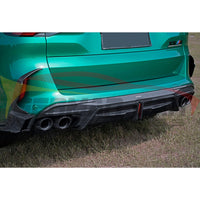 2019+ BMW X5M/X6M Carbon Fiber Rear Diffuser with Brake Light | F95/F96 5