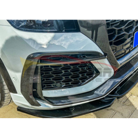 2020-2024 Audi RSQ8 Carbon Fiber Upper Front Bumper Splitters | RSQ8 2