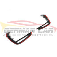 2020-2024 Audi RSQ8 Carbon Fiber Upper Front Bumper Splitters | RSQ8 4