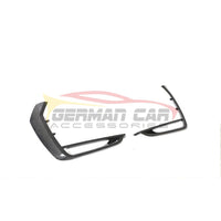 2020-2024 Audi RSQ8 Carbon Fiber Upper Front Bumper Splitters | RSQ8 3
