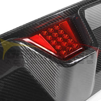 2021-2023 BMW M5 Carbon Fiber CS Style Rear Diffuser with LED Brake Light | F90 LCI 6