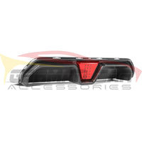 2021-2023 BMW M5 Carbon Fiber CS Style Rear Diffuser with LED Brake Light | F90 LCI 4