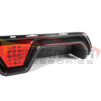2021-2023 BMW M5 Carbon Fiber CS Style Rear Diffuser with LED Brake Light | F90 LCI 5