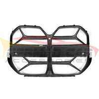 2021+ BMW 4-Series Carbon Fiber CSL Style Kidney Grilles | G26 3