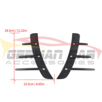 2021+ BMW 4-Series Carbon Fiber Front Fender Vent Trim | G22/G23 6