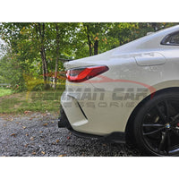2021+ BMW 4-Series Carbon Fiber S Style 3 Piece Rear Diffuser | G22/G23 6