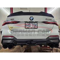 2021+ BMW 4-Series Carbon Fiber S Style 3 Piece Rear Diffuser | G22/G23 2