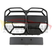 2021+ BMW 4-Series Gloss Black CSL Style Kidney Grilles | G26 5