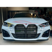 2021+ BMW 4-Series Gloss Black Dual Slat Kidney Grilles | G26 2