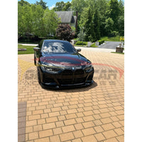 2021+ BMW 4-Series Gloss Black Dual Slat Kidney Grilles | G26 5