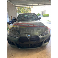 2021+ BMW 4-Series Gloss Black Dual Slat Kidney Grilles | G26 6