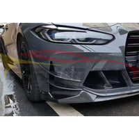 2021+ BMW M3/M4 Carbon Fiber AC Style Front Bumper Canards | G80/G82/G83 2