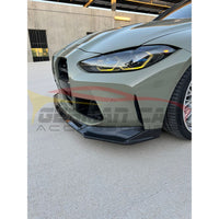 2021+ BMW M3/M4 Carbon Fiber V Style 3 Piece Front Lip | G80/G82/G83 5