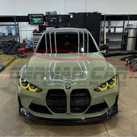2021+ BMW M3/M4 Carbon Fiber V Style 3 Piece Front Lip | G80/G82/G83 3