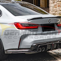 2021+ BMW M3/M4 V Style Carbon Fiber Rear Bumper Splitters | G80/G82/G83 2