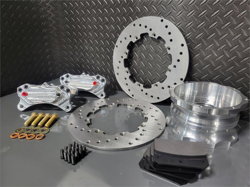 4 Piston Rear Drag Race Kit 1997-13 C5, C6 Corvette