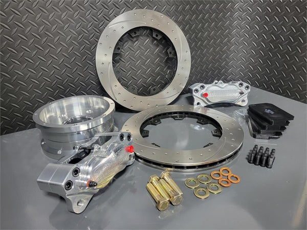 Rear Dimpled and Slotted Pro Street Kit 2020-25 C8 Corvette